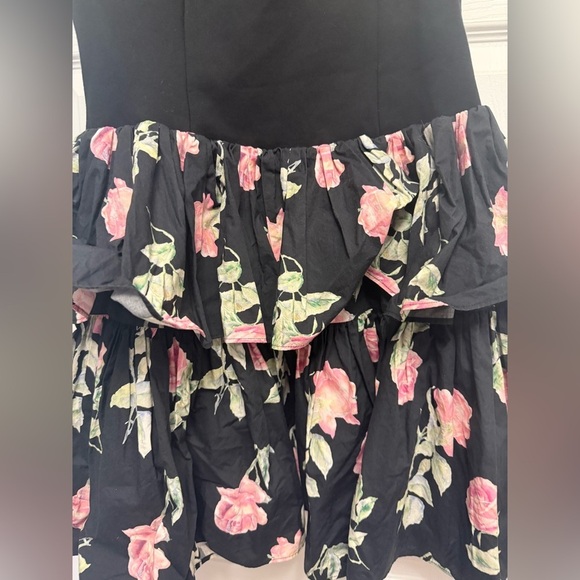 Loveshackfancy Sanam Dress in Painted Mime size 2 in Black Flora $395 - Picture 6 of 7